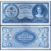 HUNGARY 1000000000 PENGO 1946 P-131 USED