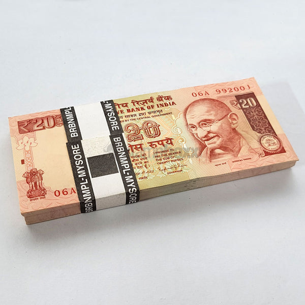 INDIA 20 RUPEES 2014 P-103g UNC BUNDLE