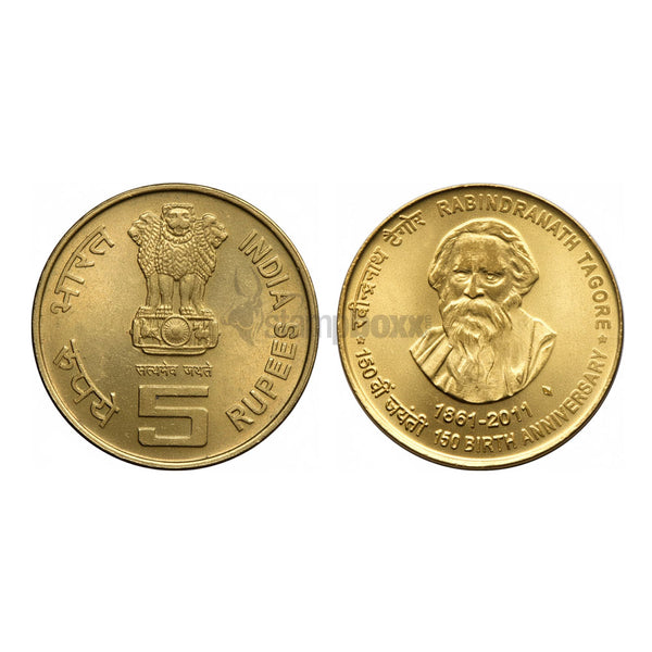 INDIA 5 RUPEES 2011 KM#393 UNC