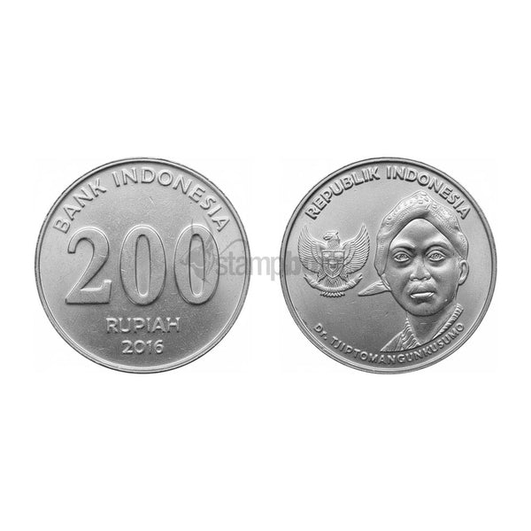 INDONESIA 200 RUPIAH 2016 KM#72 UNC