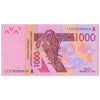 IVORY COAST -WEST AFRICAN STATES 1000 FRANCS CFA 2019 P-115A UNC