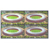 JAWAHARLAL NEHRU STADIUM 2010 BLOCK OF 4 MNH