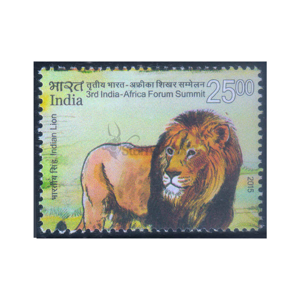 3rd INDIA AFRICA FORUM SUMMIT INDIAN LION 2015 MNH
