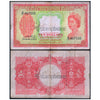 MALAYA & BRITISH BORNEO 10 DOLLARS 1953 P-3 USED