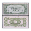 MALAYSIA (MALAYA) 10 CENTS 1942 P-M3b XF