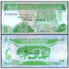 MAURITIUS 10 RUPEES 1985 P-35 USED GRADE