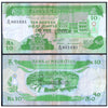 MAURITIUS 10 RUPEES 1985 P-35 USED GRADE
