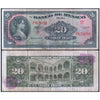 MEXICO 20 PESOS 1961 P-54 USED GRADE