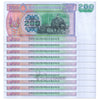 MYANMAR 200 KYATS 2004 P-78 UNC x 10Pc