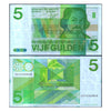 NETHERLANDS 5 GULDEN 1973 P-95 USED GRADE