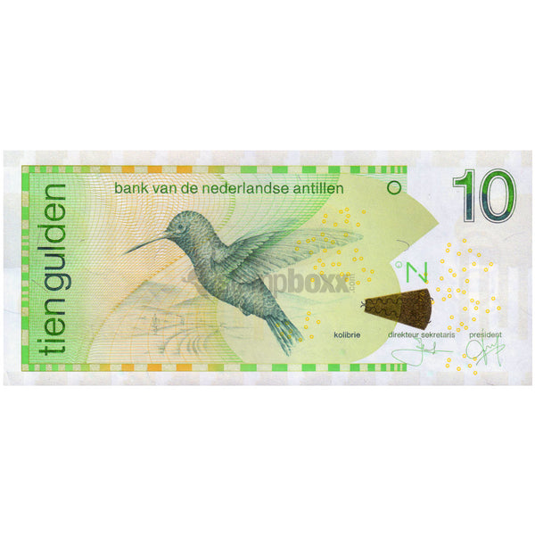 NETHERLANDS ANTILLES 10 GULDEN 2016 P-28 UNC
