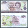 NEW ZEALAND 1 DOLLAR 1981-1992 P-169a XF GRADE