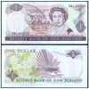 NEW ZEALAND 1 DOLLAR 1981-1992 P-169c USED GRADE