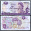 NEW ZEALAND 2 DOLLARS 1967-1981 P-164c USED GRADE