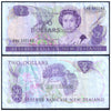 NEW ZEALAND 2 DOLLARS 1981-1992 P-170b USED GRADE