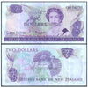 NEW ZEALAND 2 DOLLARS 1981-1992 P-170b USED GRADE