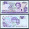 NEW ZEALAND 2 DOLLARS 1981-1992 P-170b USED GRADE