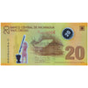 NICARAGUA 20 CORDOBAS 2007 P-202b UNC POLYMER