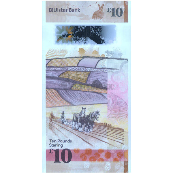 NORTHERN IRELAND 10 POUNDS 2018 P-W344 UNC POLYMER