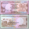 RWANDA 500 FRANCS 1981 P-16 XF - EX-RARE