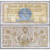 SCOTLAND 1 POUND 1965 P-102b USED - RARE