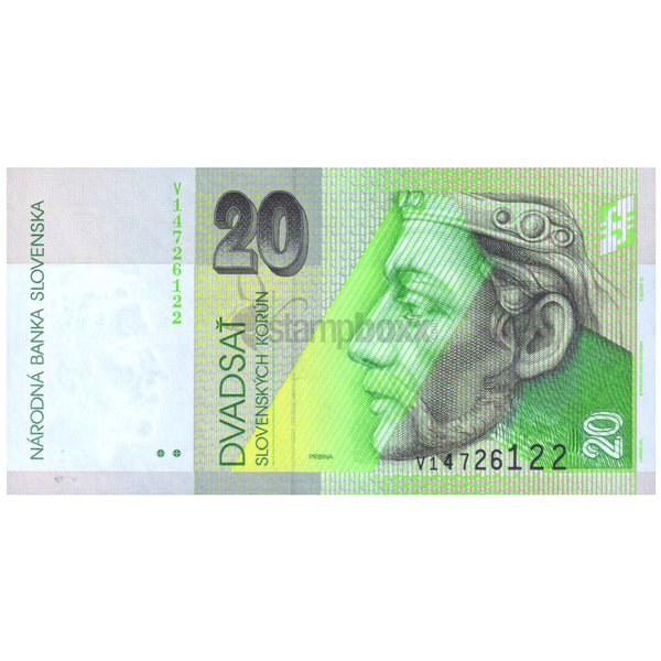 SLOVAKIA 20 KORUN 1997 P-20c UNC