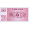 SLOVENIA 5 TOLARJEV 1990 P-3 UNC