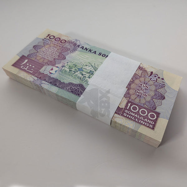 SOMALILAND 1000 SHILLINGS 2011 P-7 UNC BUNDLE