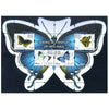 SRI LANKA ENDEMIC BUTTERFLIES OF SRI LANKA v4- ODD SHAPE M/S 2022