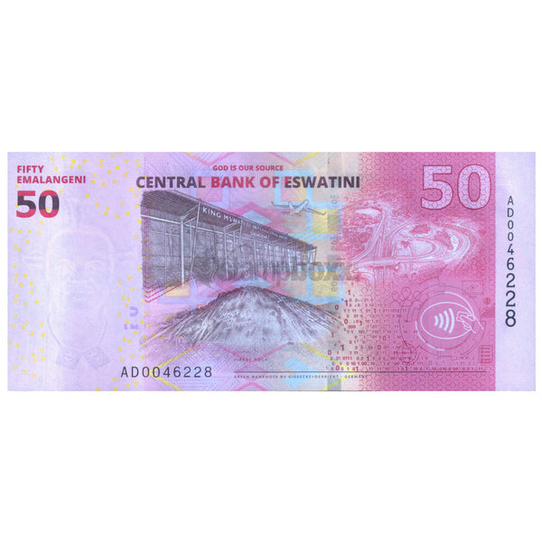 ESWATINI 50 EMALANGENI 2024 P-W46 UNC