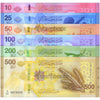 SYRIA 10-25-50-100-200 & 500 POUNDS 2025 P-119 TO 124 UNC