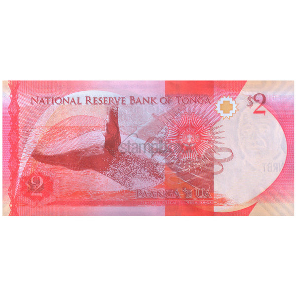 TONGA 2 PA'ANGA 2015 P-44 UNC