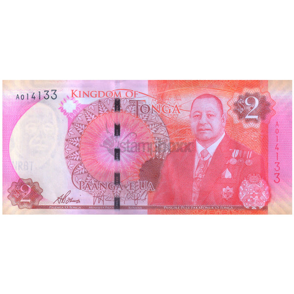 TONGA 2 PA'ANGA 2015 P-44 UNC