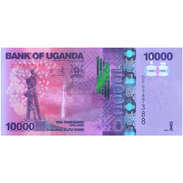 UGANDA 10000 SHILLINGS 2024 P-52 UNC