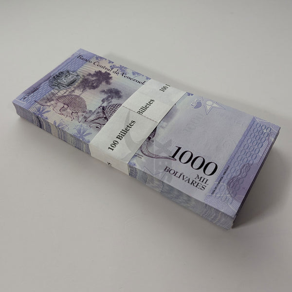 VENEZUELA 1000 BOLIVARES 2017 P-95 UNC BUNDLE