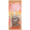VENEZUELA 5 BOLIVERS 2014 P-89f UNC