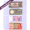 4 Divider - Transparent Banknote Album Refill