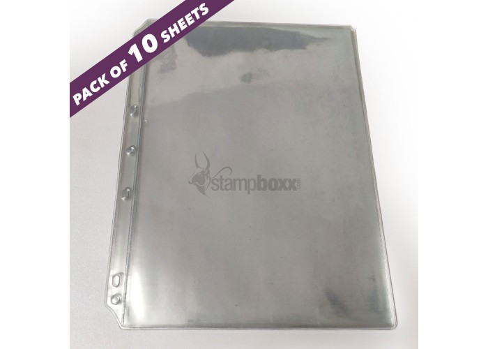 Indian Made - Transparent Banknote Album Refill  1-pocket Pack of 10