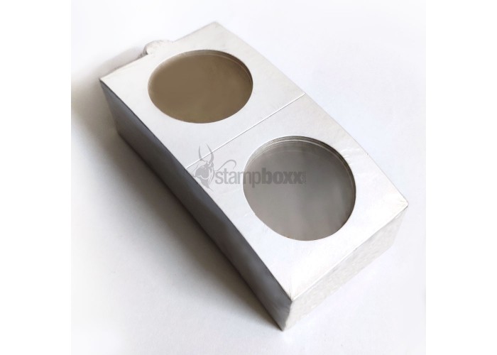 CROWN COIN HOLDERS - CARDBOARD 2¾ X 2¾ - SIZE 47MM