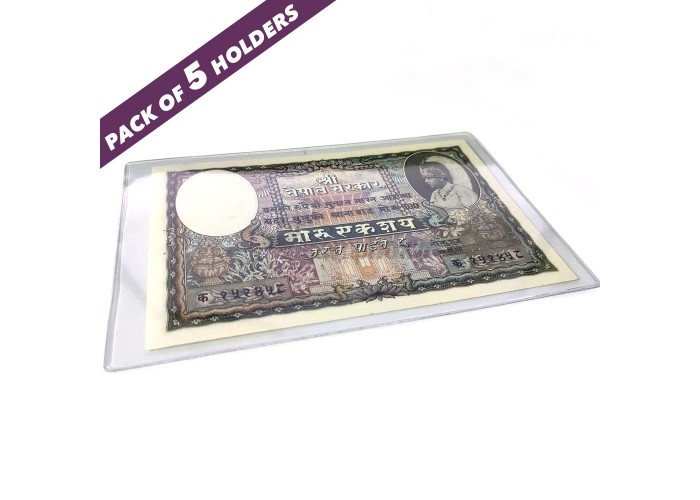 Rigid Banknotes Holder - 19½cm X 12cm