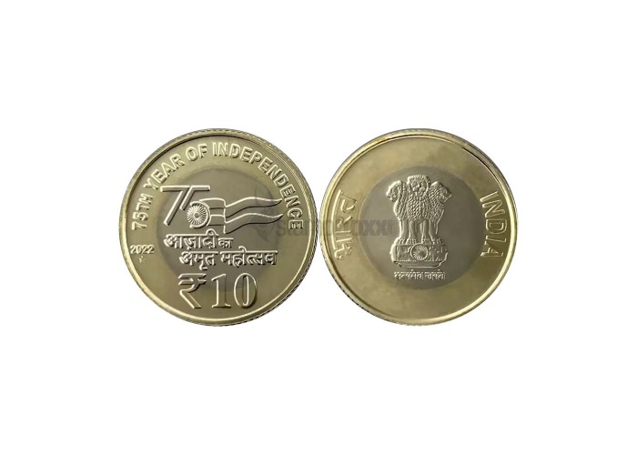 INDIA COIN 10 RUPEES 2022 UNC