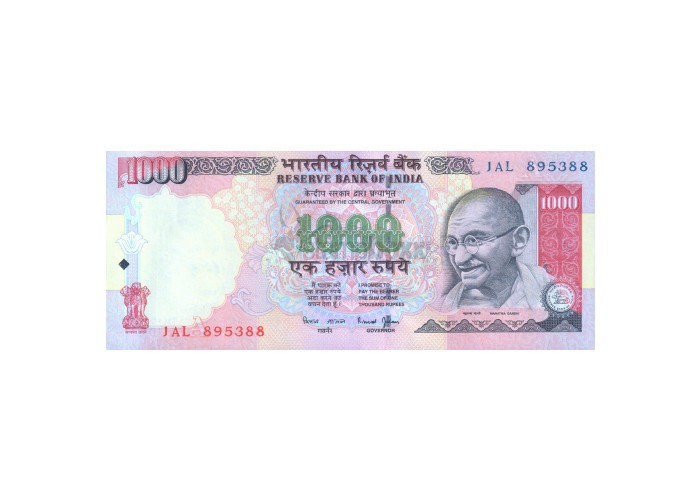 INDIA 1000 RUPEES 2000-09 P-94b UNC