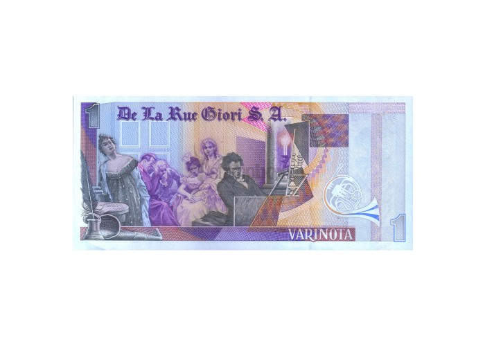 TEST NOTE - DE LA RUE - BEETHOVEN - 1 SPECIMEN  UNC - RARE