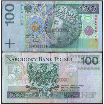 POLAND 100 ZLOTYCH 1994 P-176 USED