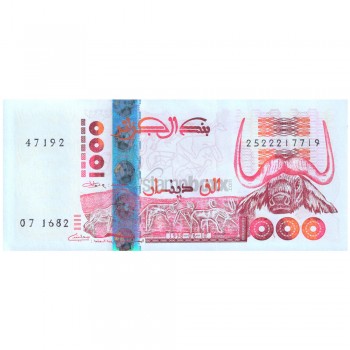 ALGERIA 1000 DINARS 1998 P-142b UNC