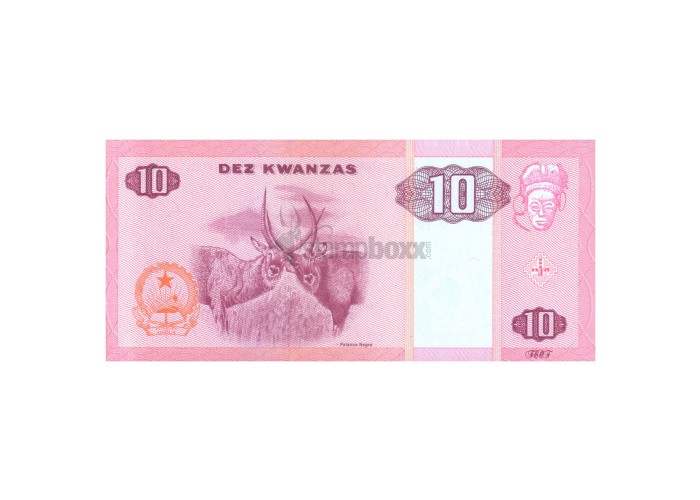 ANGOLA 10 KWANZAS 1999 P-145a UNC