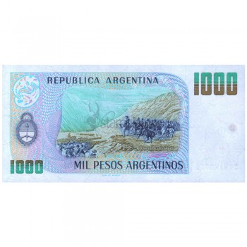 ARGENTINA 1000 PESOS 1983-85 P-317a(2) UNC