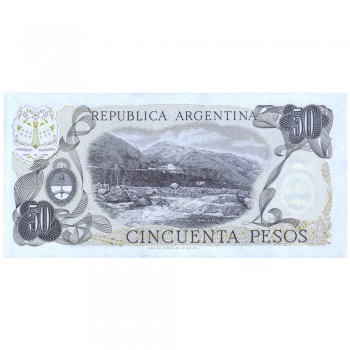 ARGENTINA 50 PESOS 1976-78 P-301b(1) UNC