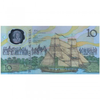 AUSTRALIA 10 DOLLARS 1988 P- 49b aUNC - AB PREFIX 