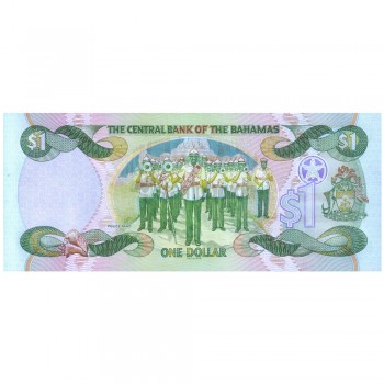 BAHAMAS 1 DOLLAR 2001 P-69 UNC